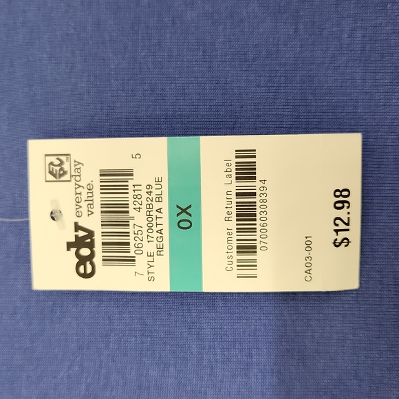 NWT Karen Scott tee, sz 0X - Picture 4 of 5